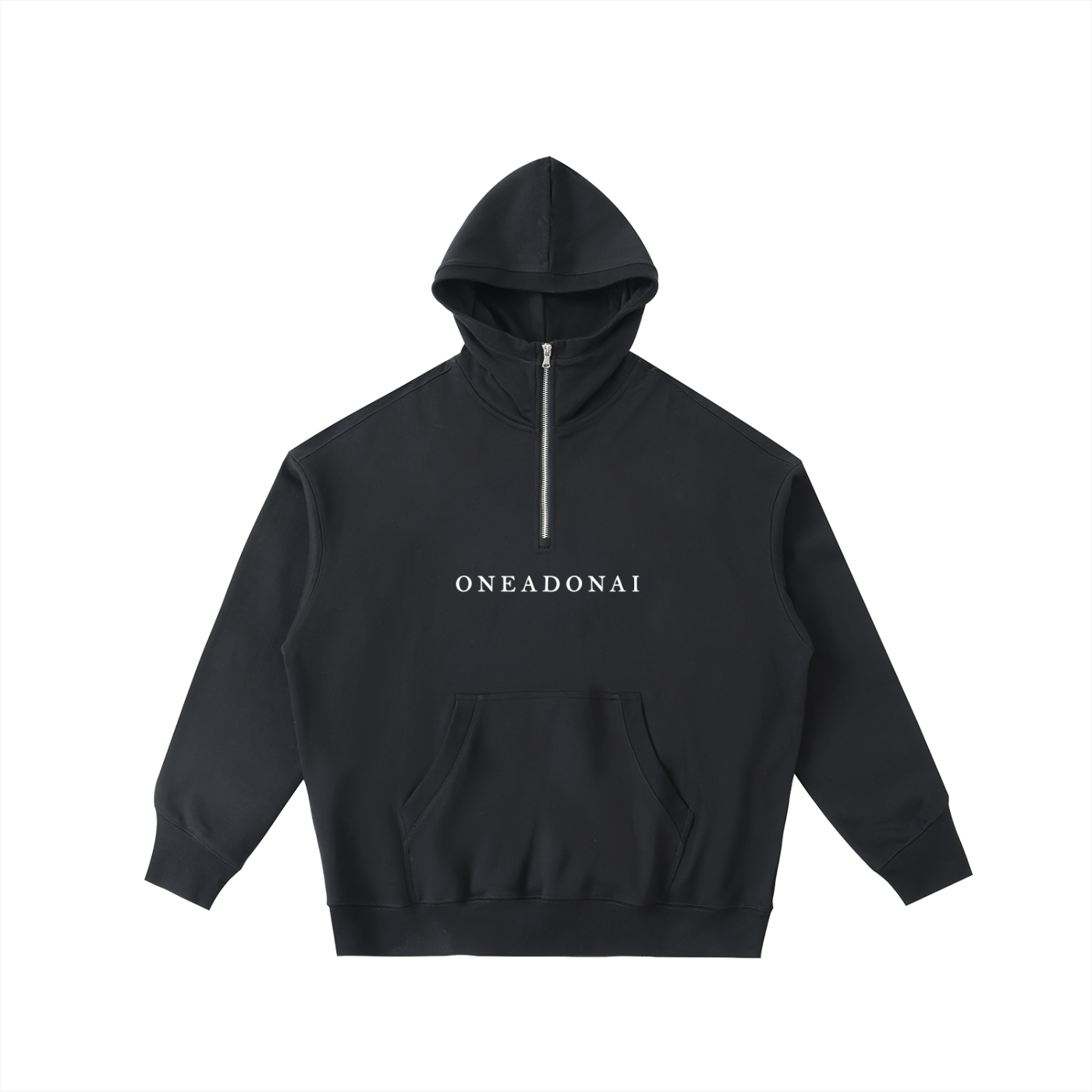 HOODED HALF ZIP
