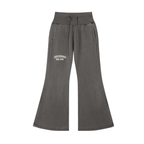 WOMENS WASHED FLARED LEG PANTS