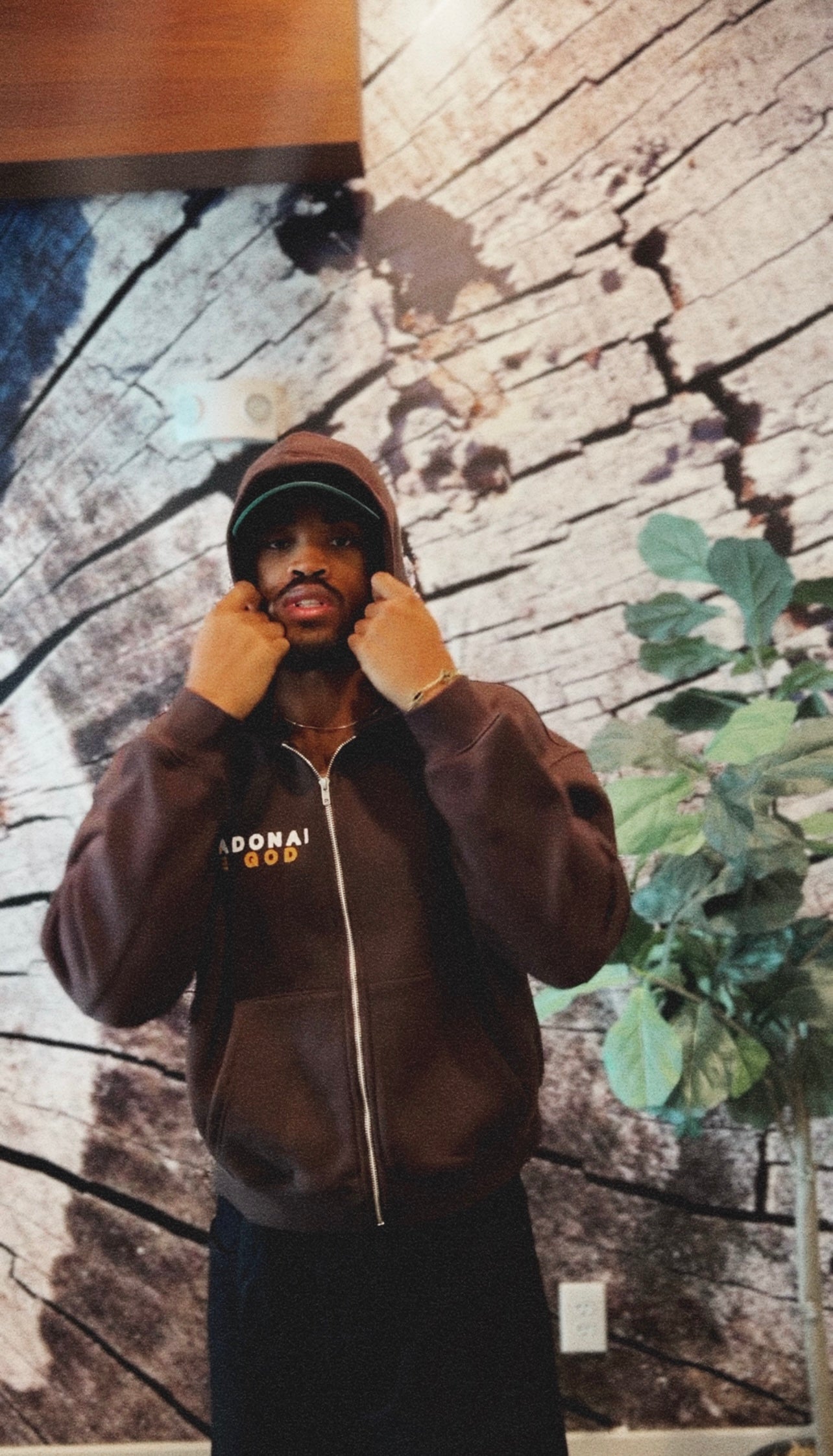 GOD GIFTS BOXY CROPPED HOODIE