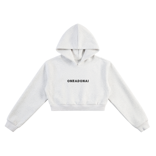 MANUFACTURED IN CHRIST-CROPPED HOODIE