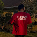 GOD LIVES FOREVER BOXY SHIRT