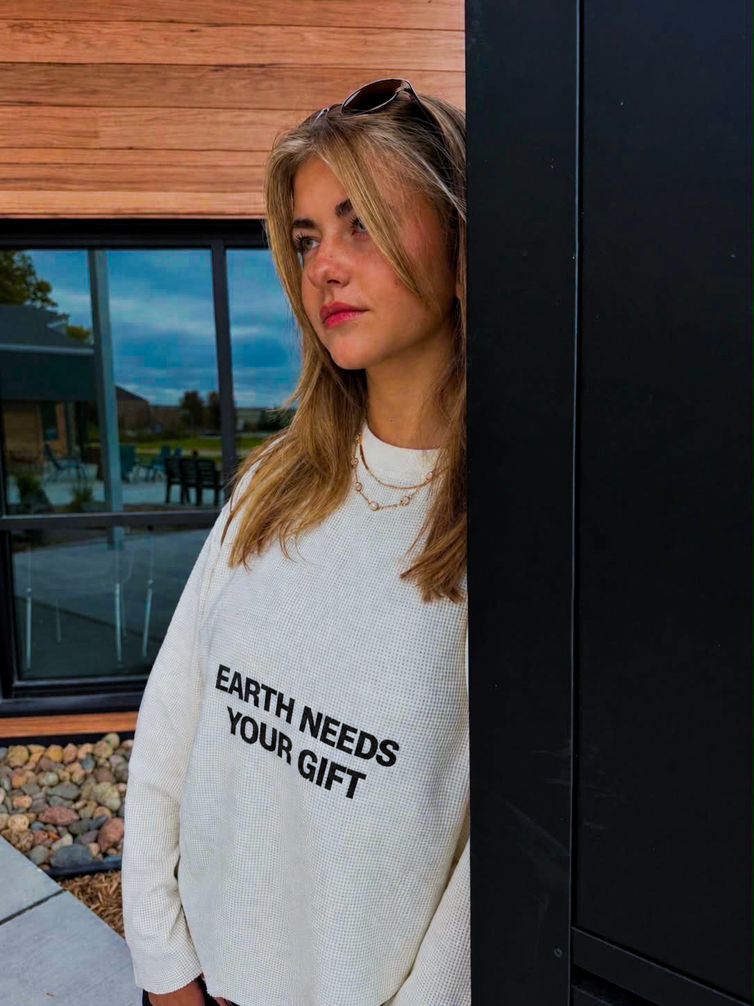 EARTH NEEDS YOUR GIFTS CUT SHIRT
