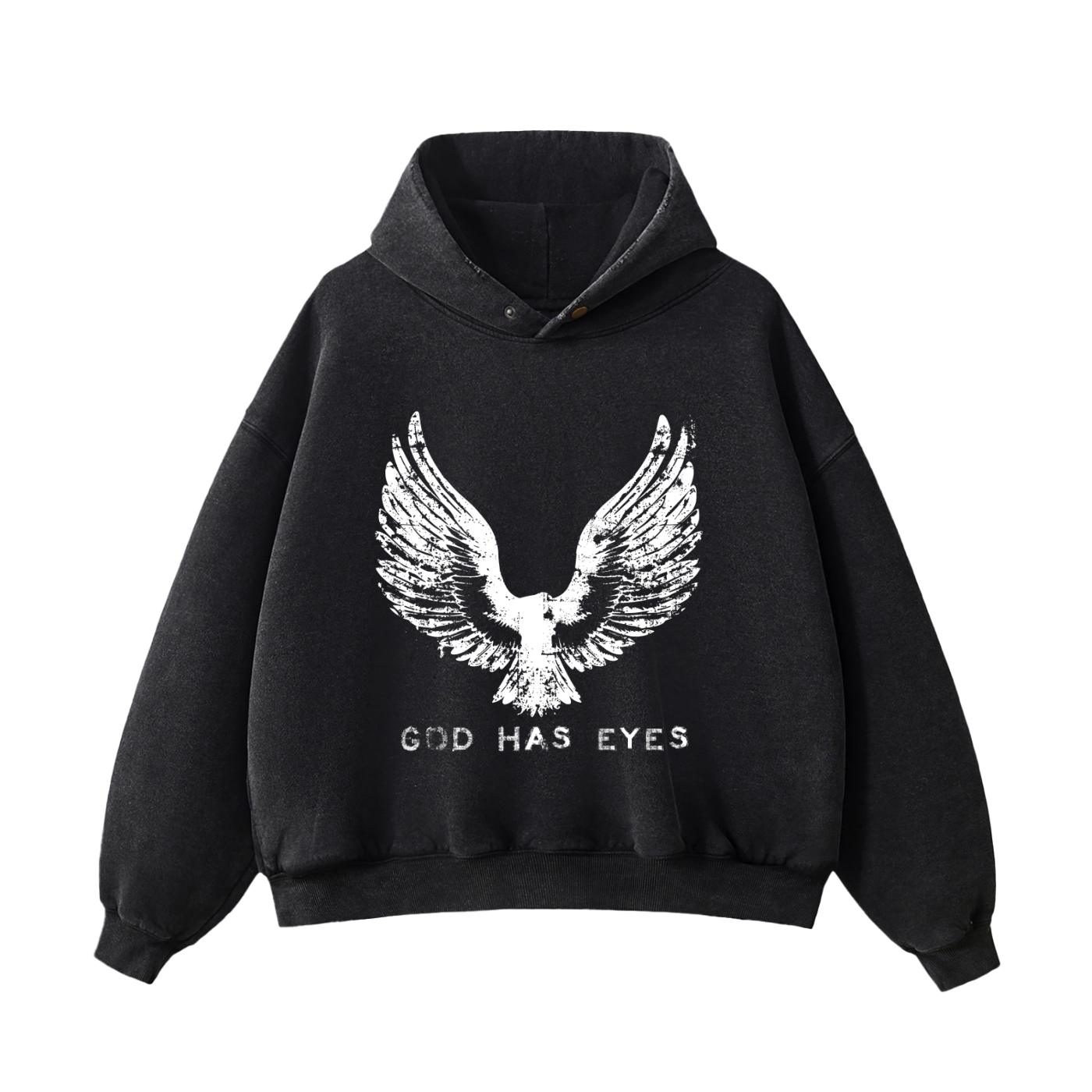 WASHED OVERSIZED HOODIE