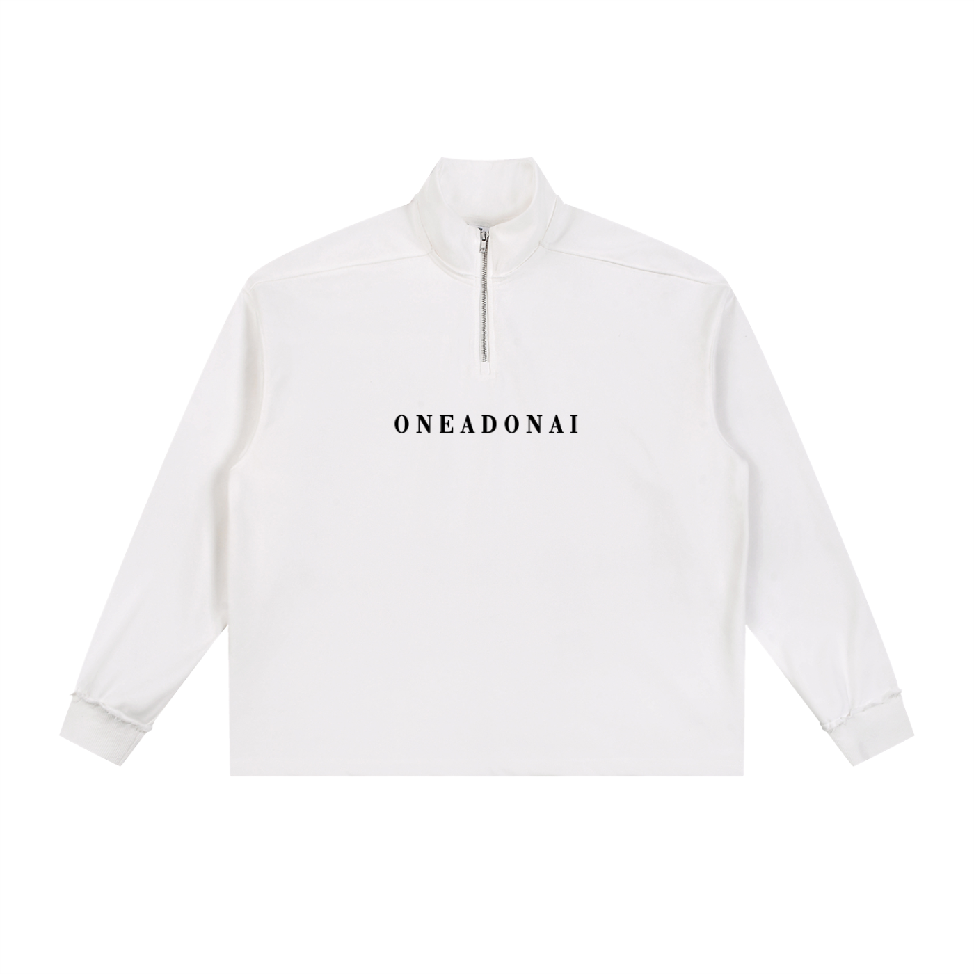 ONEADONAI HALF ZIP-SNOW