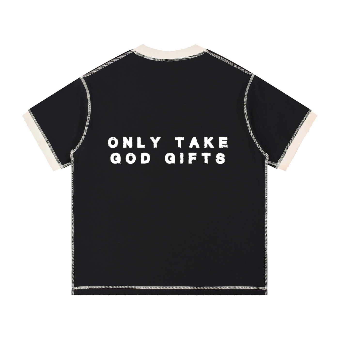 GOD GIFTS CONTRAST SHIRT